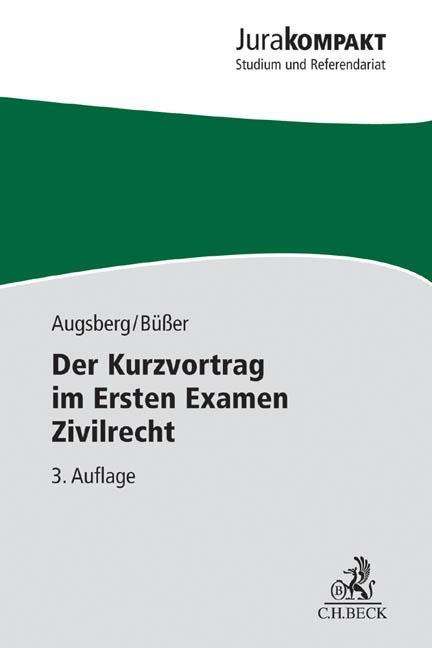 Cover for Augsberg · Der Kurzvortrag im Ersten Exam (Book)