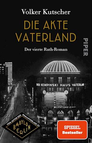 Cover for Volker Kutscher · Die Akte Vaterland (Buch) (2023)