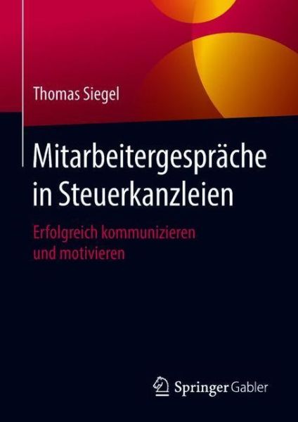Cover for Thomas Siegel · Mitarbeitergespraeche in Steuerkanzleien (Book) (2018)