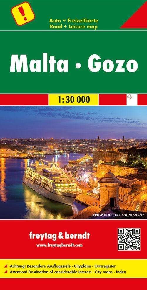 Malta - Gozo, Destination of Considerable Interest Road Map 1:30 000 - Freytag & Berndt - Bøker - Freytag-Berndt - 9783707916744 - 1. mai 2018