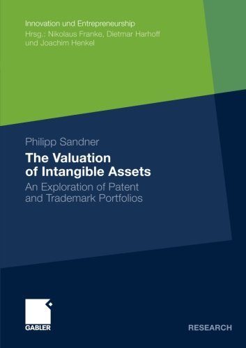 Cover for Philipp Sandner · The Valuation of Intangible Assets: An Exploration of Patent and Trademark Portfolios - Innovation und Entrepreneurship (Paperback Bog) [2010 edition] (2009)