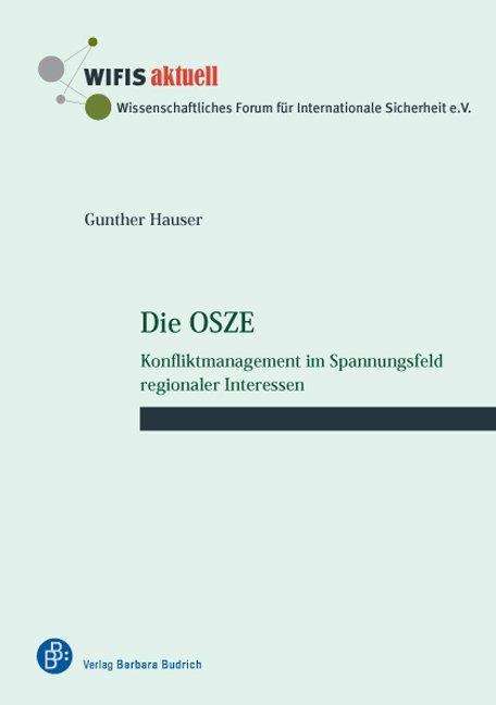 Cover for Hauser · Die OSZE (Book)