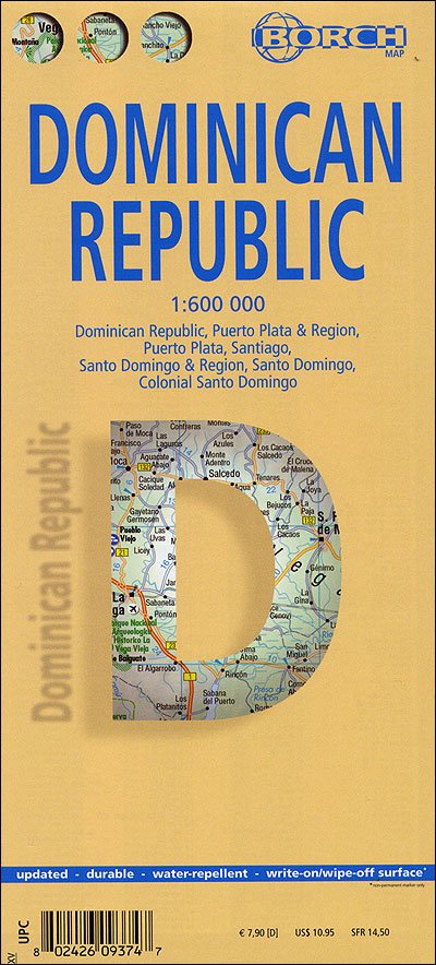 Cover for Collectif · Borch Map. Dominican Republic (Kort) (2007)