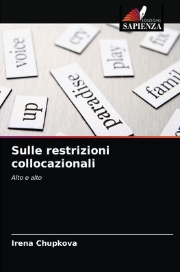 Cover for Irena Chupkova · Sulle restrizioni collocazionali (Paperback Book) (2021)