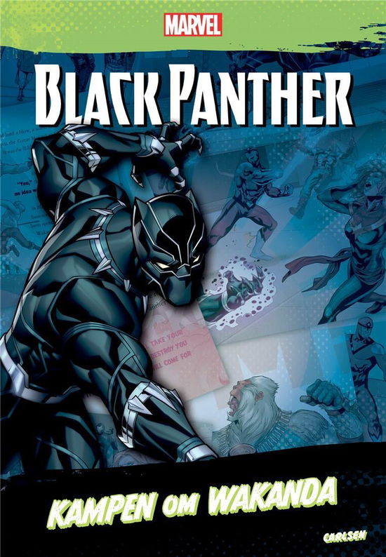 Cover for Marvel · Mighty Marvel: Black Panther - Kampen om Wakanda (Bound Book) [1º edição] (2022)