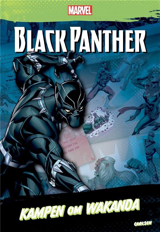 Cover for Marvel · Mighty Marvel: Black Panther - Kampen om Wakanda (Inbunden Bok) [1:a utgåva] (2022)