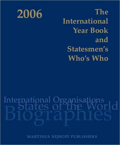 Cover for 2006 53rd Ed · The International Year Book and Statesmen's Who's Who 2006 (Hardcover Book) (2005)