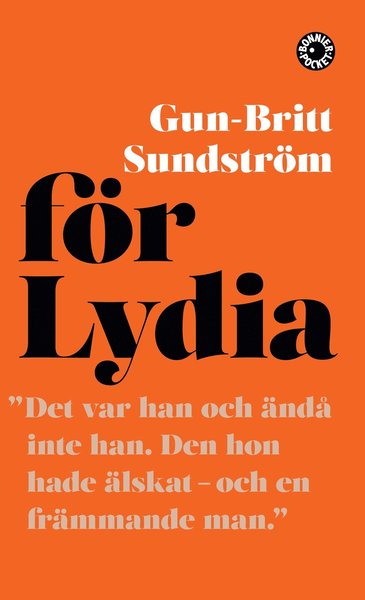 Cover for Gun-Britt Sundström · För Lydia (Pocketbok) (2019)