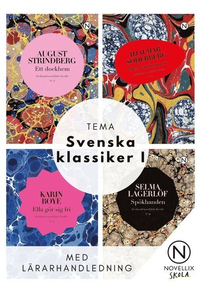 Cover for Selma Lagerlöf · Novellix Skola: Tema Svenska Klassiker I - paket med 32 böcker (Book) (2020)