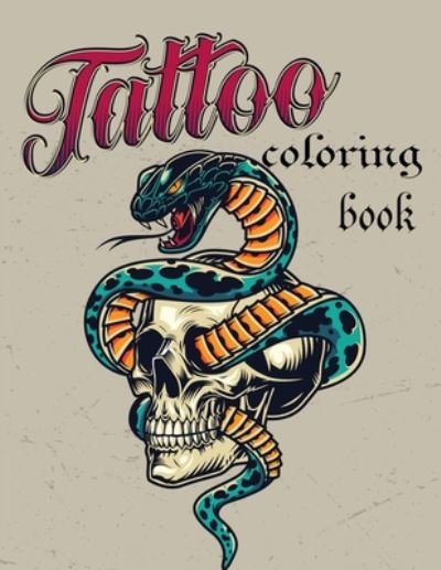 Tattoo coloring book - Fl0wers B00k - Livros - Independently Published - 9798657437744 - 27 de junho de 2020