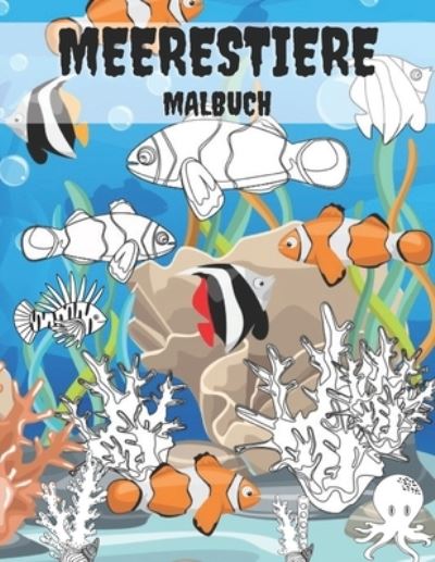 Cover for Kr Colins · Meerestiere Malbuch (Pocketbok) (2020)