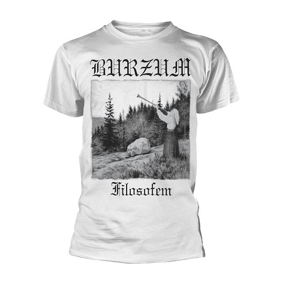 Cover for Burzum · Filosofem 2018 (White) (T-shirt) [size XL] (2019)