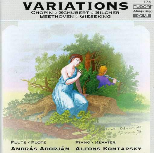 Cover for Beethoven / Schubert / Adorjan / Kontarsky · Variations for Flute (CD) (2009)