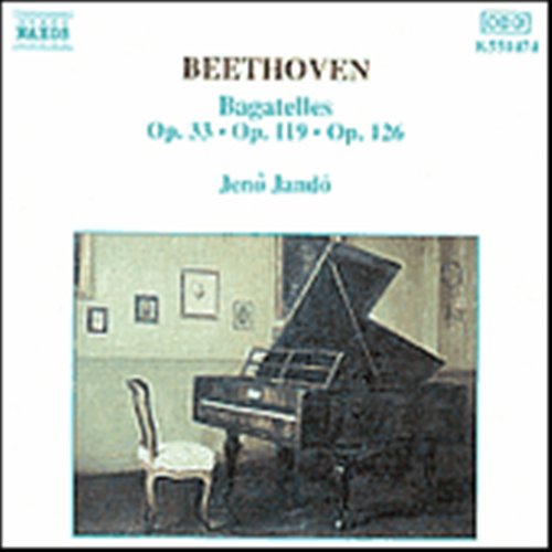 Beethovenbagatelles - Jeno Jando - Musik - NAXOS - 4891030504745 - 31. december 1993