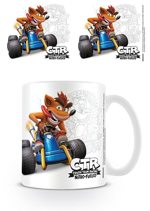 CRASH BANDICOOT - Mug - 315 ml - Crash Emblem - Crash Bandicoot - Merchandise - Pyramid Posters - 5050574255745 - June 28, 2019
