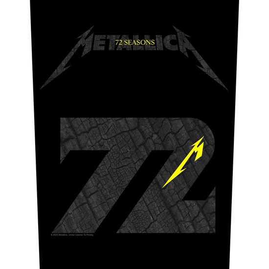 Metallica Back Patch: Charred M72 - Metallica - Mercancía -  - 5056365723745 - 