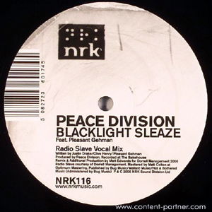 Cover for Peace Division · Blacklight Sleaze-radio S (12&quot;) [Remix edition] (2006)