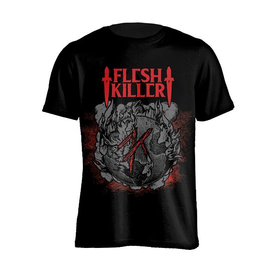 Fleshkiller · Red Logo (T-shirt) [size S] (2018)