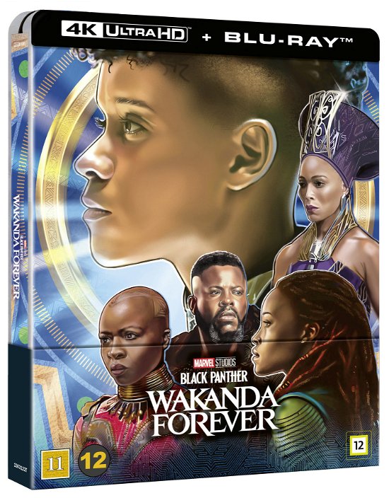 Cover for Black Panther: Wakanda Forever (4K UHD Blu-ray) [Steelbook edition] (2023)