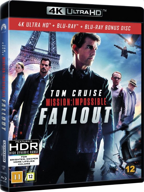 Cover for Mission Impossible · Mission Impossible 6 - Fallout (4K Ultra HD/BD) (2018)