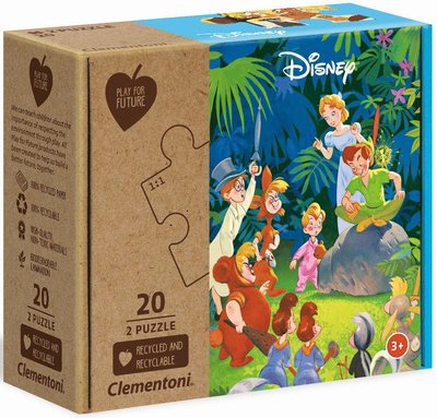 Cover for Clementoni · Clementoni Play For Future Puzzel - Disney Classics 2X20St (Toys)