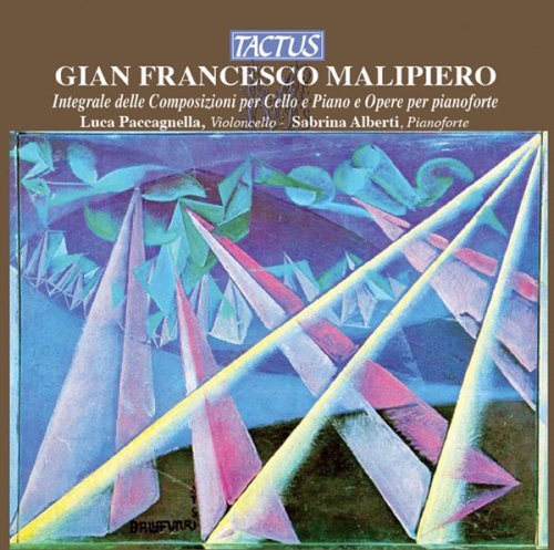 Cover for Malipiero / Paccagnella / Alberti · Complete Works for Cello &amp; Piano (CD) (2009)