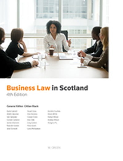 Cover for Gillian Black · Business Law in Scotland (Paperback Book) (2019)