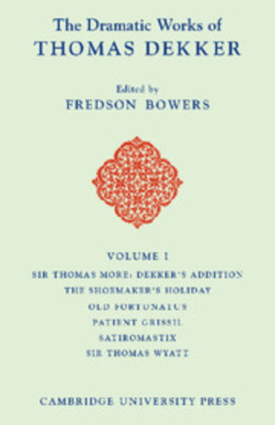 Cover for Thomas Dekker · The Dramatic Works of Thomas Dekker 8 Volume Paperback Set: Introductions, Notes and Commentaries (Book pack) (2009)