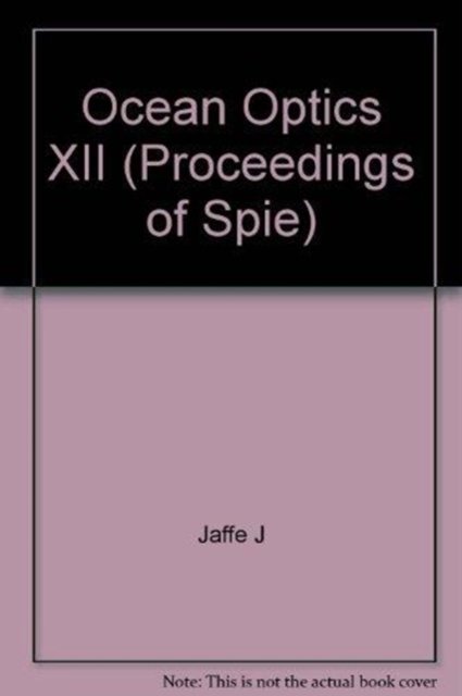 Cover for Jaffe · Ocean Optics Xii (Paperback Bog) (2006)