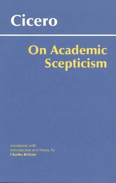 Cover for Cicero · On Academic Scepticism (Paperback Book) (2006)