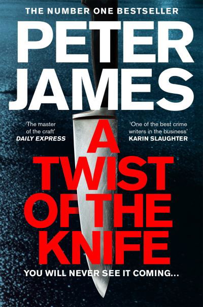 Cover for Peter James · A Twist of the Knife (Paperback Bog) (2023)