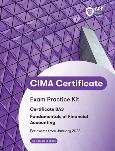 Cover for BPP Learning Media · CIMA BA3 Fundamentals of Financial Accounting: Exam Practice Kit (Paperback Bog) (2022)