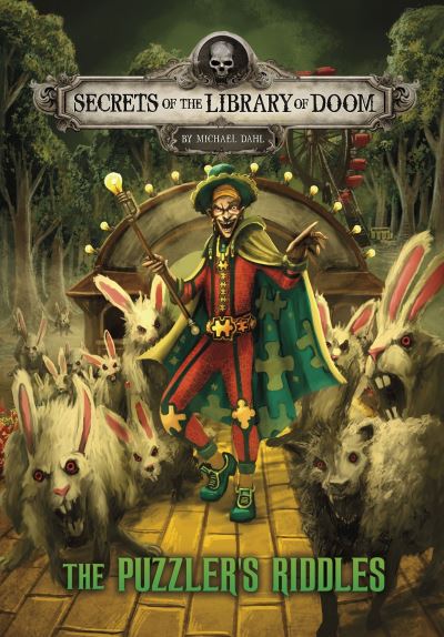 Cover for Dahl, Michael (Author) · The Puzzler's Riddles - Secrets of the Library of Doom (Pocketbok) (2022)