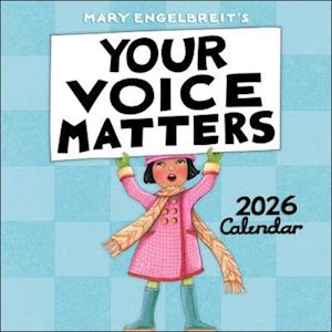 Cover for Mary Engelbreit · Mary Engelbreit's Your Voice Matters 2026 wall calendar Calendar (Kalender) (2025)