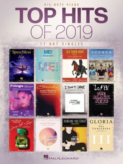 Top Hits of 2019 - Hal Leonard Publishing Corporation - Libros - Hal Leonard Corporation - 9781540064745 - 1 de noviembre de 2019