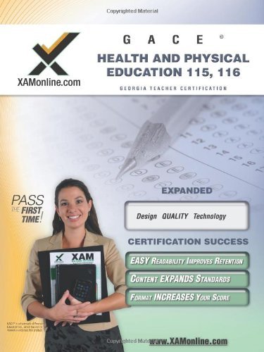 Gace Health and Physical Education 115, 116 Teacher Certification Test Prep Study Guide (Xam Gace) - Sharon Wynne - Libros - XAMOnline.com - 9781581977745 - 1 de junio de 2008