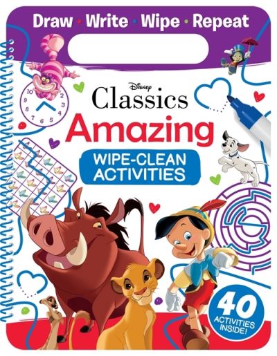 Cover for Walt Disney · Disney Classics: Amazing Wipe-Clean Activities (Paperback Book) (2023)