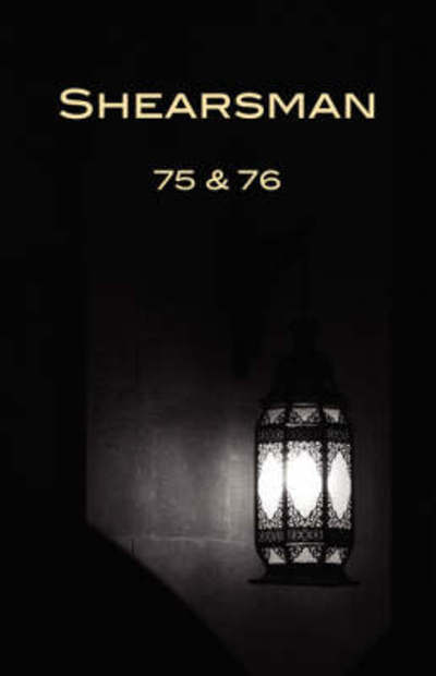 Cover for Tony Frazer · Shearsman 75 and 76 (Paperback Book) (2008)