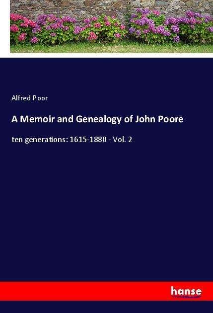 Cover for Poor · A Memoir and Genealogy of John Poo (Bog)