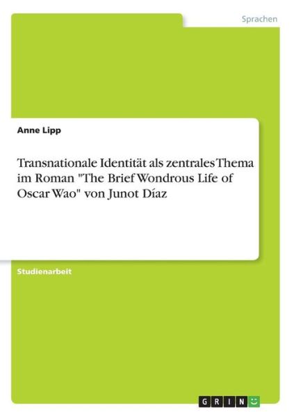 Cover for Lipp · Transnationale Identität als zentr (Buch) (2016)