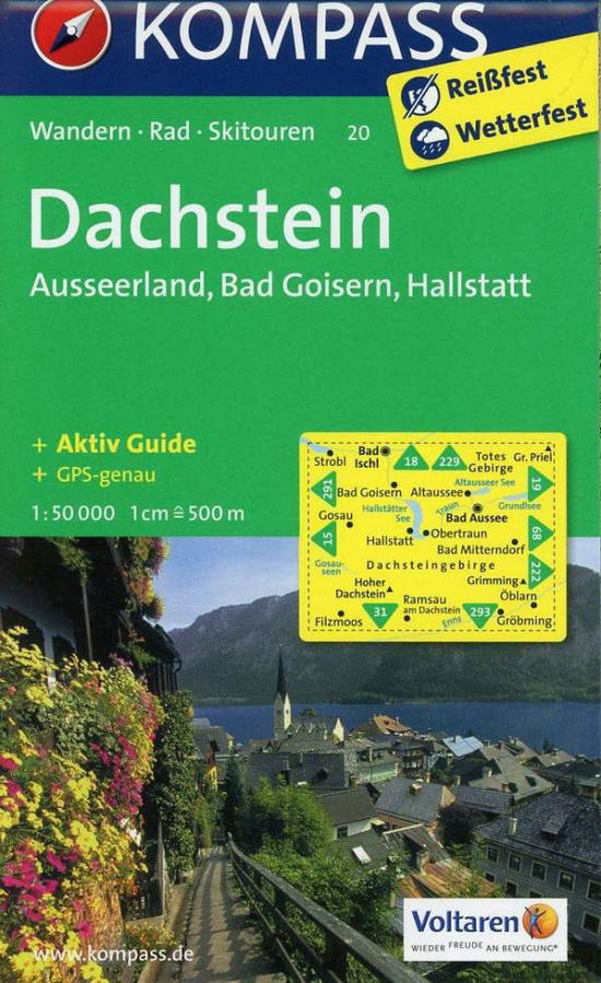 Cover for Mair-Dumont / Kompass · Kompass Wandern- Rad- &amp; Skikarte: Dachstein, Ausseerland, Bad Goisern, Hallstatt (Print) (2013)