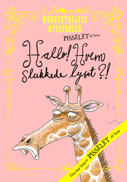 Cover for Anders Morgenthaler · Pisselet at læse: Pisselet at læse: Hallo?! Hvem slukkede lyset? (Bound Book) [2nd edition] [Indbundet] (2012)