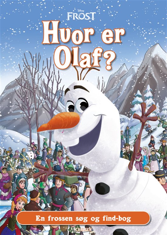Cover for Disney · Hvor er Olaf? En søg og find-bog (Bound Book) [1. wydanie] (2024)
