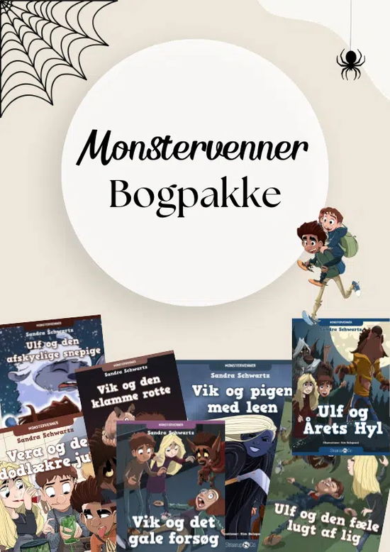 Cover for Sandra Schwartz · Monstervenner Bogpakke (Hardcover Book) [1.º edición] (2023)