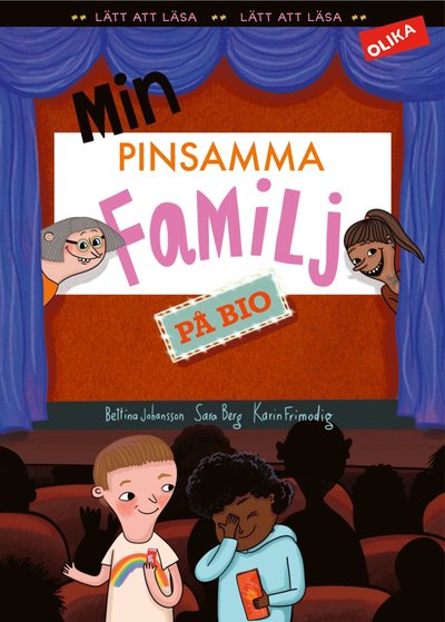 Cover for Sara Berg · Min pinsamma familj på bio (Inbunden Bok) (2022)