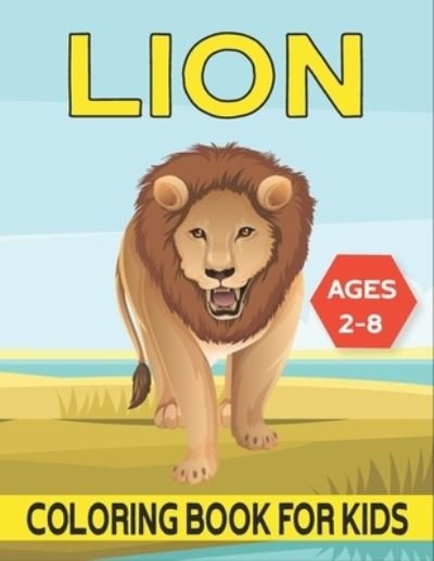 Cover for Rr Publications · Lion Coloring Book For Kids Ages 2-8 (Paperback Bog) (2021)