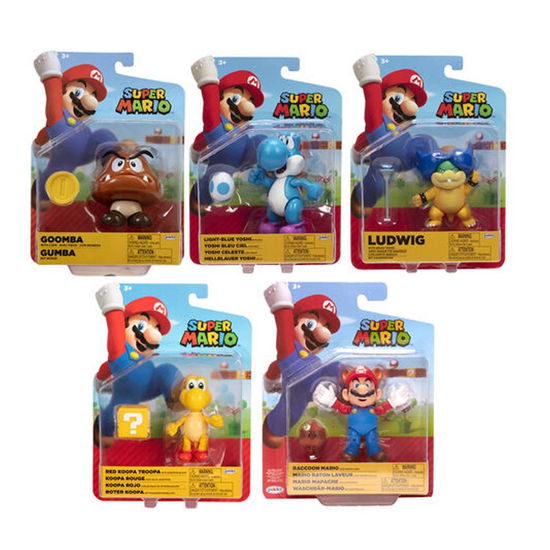 Cover for Jakks · Nintendo - Super Mario 4&quot; Articulated Figures (Toys) (2022)