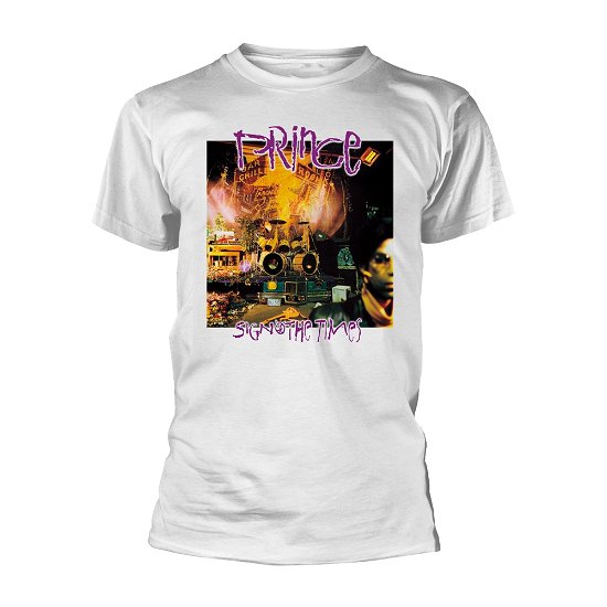 Cover for Prince · Sign O' the Times (T-shirt) [size S] [White edition] (2020)