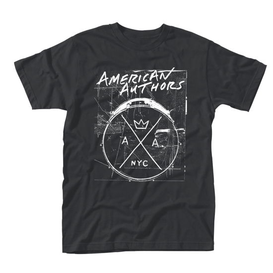 Cover for American Authors · Drums (T-shirt) [size XXL] [Black edition] (2016)
