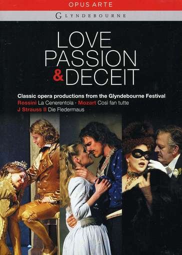 Cover for Rossini / Mozart / Strauss · Love, Passion &amp; Deceit (DVD) (2012)